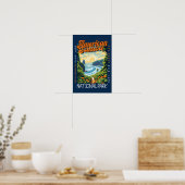 American Samoa National Park Retro Vervuild Poster (Keuken)