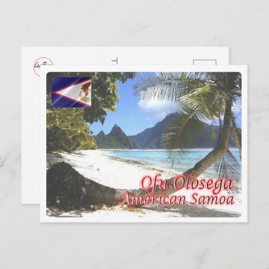 American Samoa - Ofu Olosega - Briefkaart (Voorkant / Achterkant)