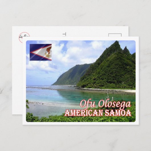 American Samoa - Ofu Olosega - Briefkaart (Voorkant / Achterkant)