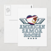 American Samoa Rocks v2 Briefkaart (Voorkant / Achterkant)