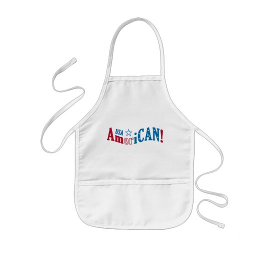 AmeriCAN! schort - kies stijl (Voorkant)