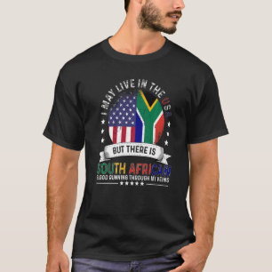 American Scouth African Home in US Patriot South A T-shirt