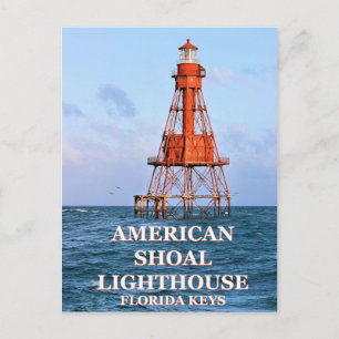 American Shoal Lighthouse, Briefkaart van Florida