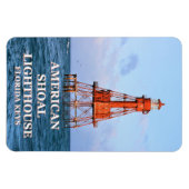 American Shoal Lighthouse, Florida Flexi Magnet Magneet (Horizontaal)