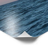 American Shoal Lighthouse, Florida Satin Foto Foto Afdruk (Hoek)