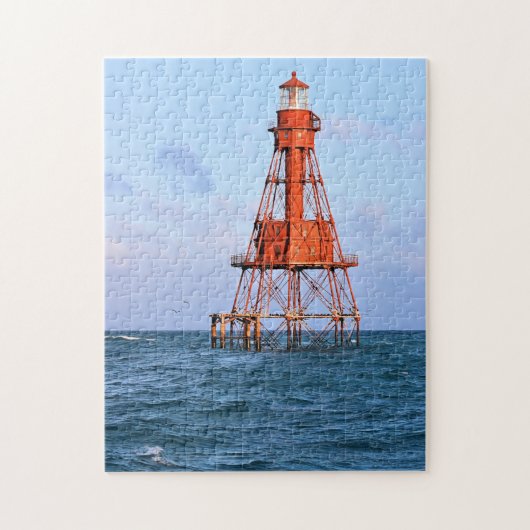 American Shoal Vuurtoren, Florida Keys Legpuzzel (Verticaal)