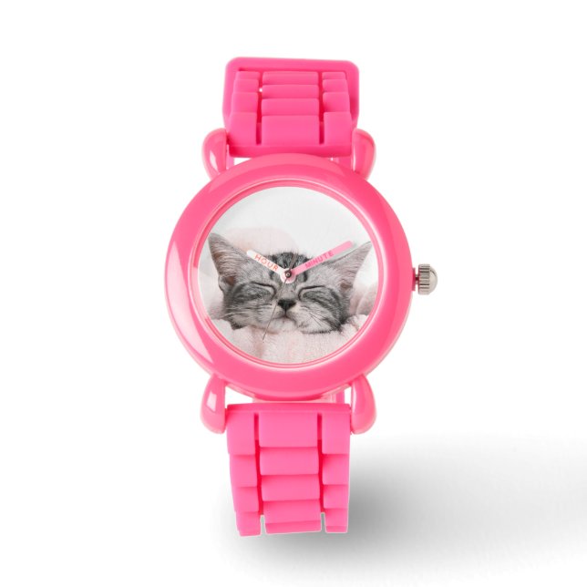 American Shorthair Cat Horloge (Voorkant)