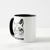 American Shorthair Cat Mug – Cute Cat Lover Gift Mok (Voorkant links)