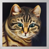 American Shorthair Cat Poster (Voorkant)