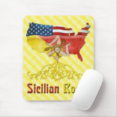 American Sicilian Roots Mousemat Muismat (Met muis)