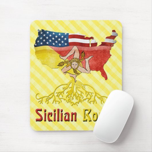 American Sicilian Roots Mousemat Muismat (Met muis)