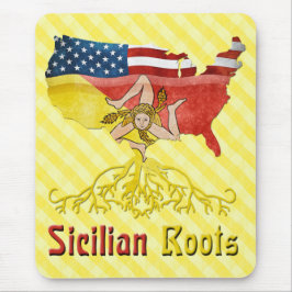 American Sicilian Roots Mousemat Muismat