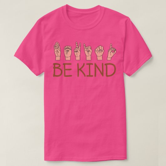 American Sign Language ASL Interpreter Kind T-shirt (Design voorkant)