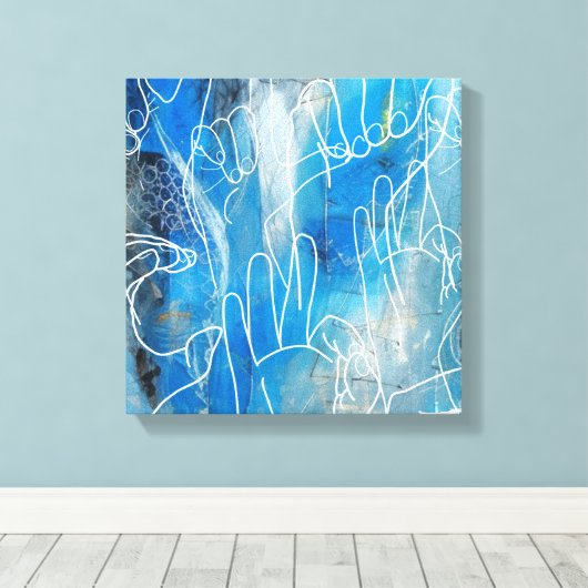 American Sign Language Canvas Afdruk (Insitu (Houten vloer))