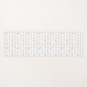 American Sign Language Chart Yoga Mat (Voorkant (horizontaal))