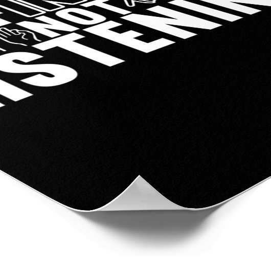 American Sign Language Deaf Awareness 9  Poster (Hoek)