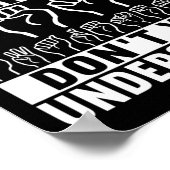 American Sign Language Deaf Awareness  Poster (Hoek)