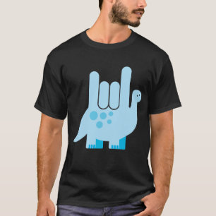 American Sign Language Dinosaur - Ik hou van je T-shirt