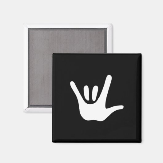 American Sign Language Love Asl Deaf Awareness  Magneet (Voorkant / Achterkant)