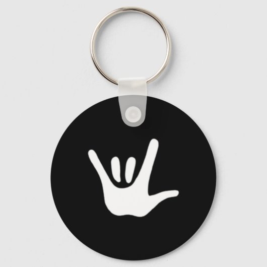 American Sign Language Love Asl Deaf Awareness  Sleutelhanger (Voorkant)