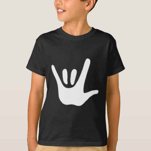 American Sign Language Love Asl Deaf Awareness  T-shirt (Voorkant)
