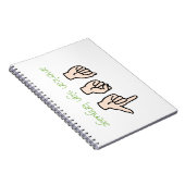 American Sign Language Notitieboek (Rechterzijde)