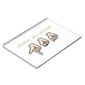 American Sign Language Notitieboek (Linkerzijde)