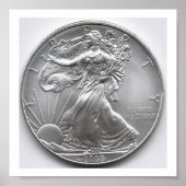 American Silver Eagle Wall Art Poster (Voorkant)