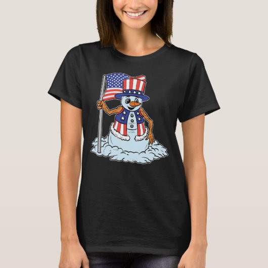 American Snowman T-shirt (Voorkant)