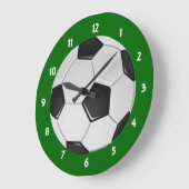 American Soccer or Association Football Ball Grote Klok (Hoek)