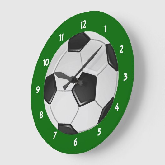 American Soccer or Association Football Ball Grote Klok (Hoek)