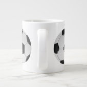 American Soccer or Association Football Ball Grote Koffiekop (Achterkant)