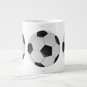 American Soccer or Association Football Ball Grote Koffiekop (Voorkant)