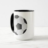 American Soccer or Association Football Ball Mok (Voorkant links)