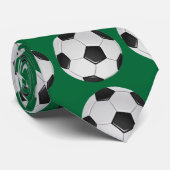 American Soccer or Association Football Ball Stropdas (Opgerold)