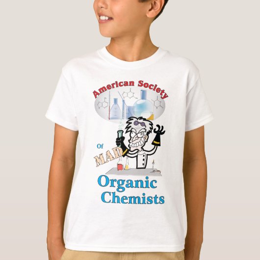 American Society of Mad Organic Chemists T-shirt (Voorkant)
