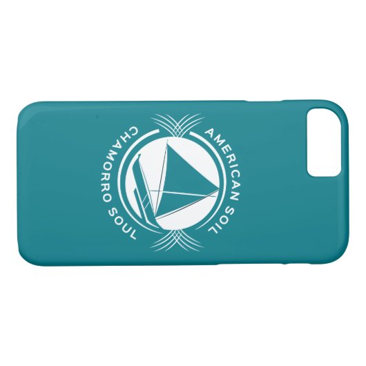 American Soil, Chamorro Soul iPhone Case (Achterkant (Horizontaal))