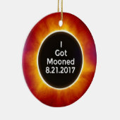 American Solar Eclipse heeft op 21 augustus jl. Keramisch Ornament (Rechts)