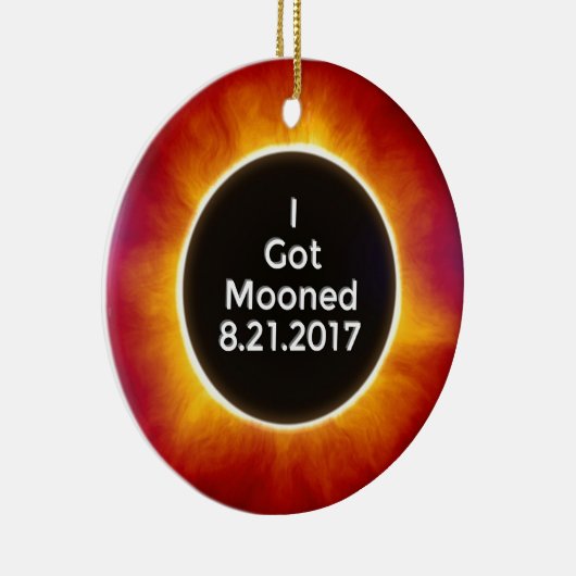 American Solar Eclipse heeft op 21 augustus jl. Keramisch Ornament (Rechts)