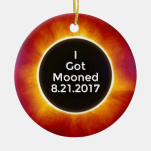 American Solar Eclipse heeft op 21 augustus jl. Keramisch Ornament