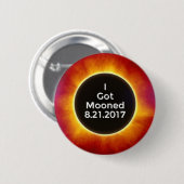 American Solar Eclipse heeft op 21 augustus jl. Ronde Button 5,7 Cm (Voorkant /achterkant)
