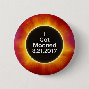 American Solar Eclipse heeft op 21 augustus jl. Ronde Button 5,7 Cm