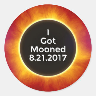 American Solar Eclipse heeft op 21 augustus jl. Ronde Sticker