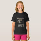 American Soul: Classic 4th of July Vibes T-shirt (Voorkant volledig)