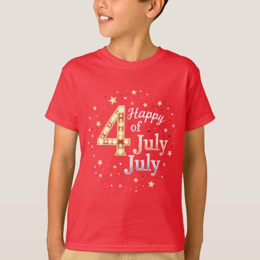 American Soul: Classic 4th of July Vibes T-shirt (Voorkant)