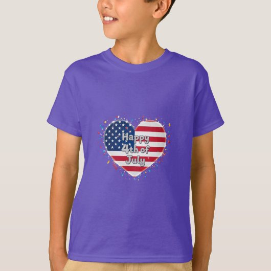 American Soul: Classic 4th of July Vibes T-shirt (Voorkant)