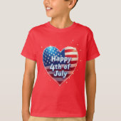American Soul: Classic Vibes van 4 juli T-shirt (Voorkant)