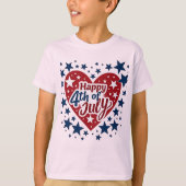 American Soul: Classic Vibes van 4 juli T-shirt (Voorkant)
