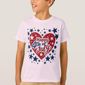 American Soul: Classic Vibes van 4 juli T-shirt