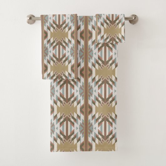 American Southwest Desert Colors Inspired Design Bad Handdoek (Insitu)